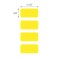 Nevs Cryo Tube Labels  38x19mm for General Use Yellow Roll Form LCR-34112-Y - alternate 2